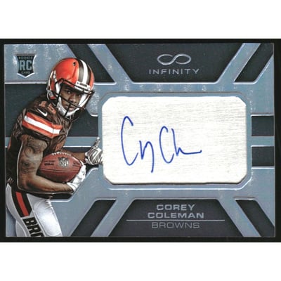 2016 Panini Infinity #185 Corey Coleman AU RC