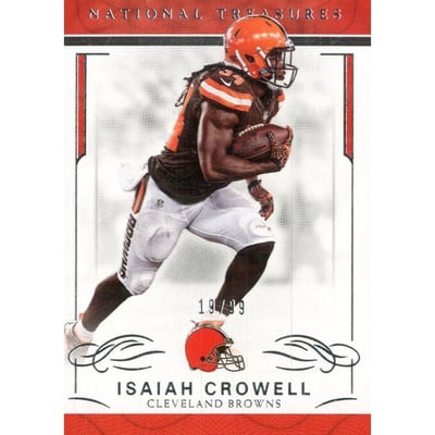 2016 Panini National Treasures #24 Isaiah Crowell