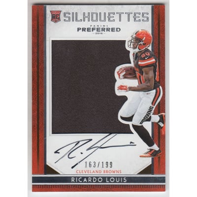 2016 Panini Preferred #92 Ricardo Louis SL JSY AU/199 RC