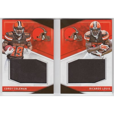 2016 Panini Preferred Preferred Pairings Materials #16 Corey Coleman/Ricardo Louis/199