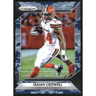 2016 Panini Prizm Prizms Camo #138 Isaiah Crowell