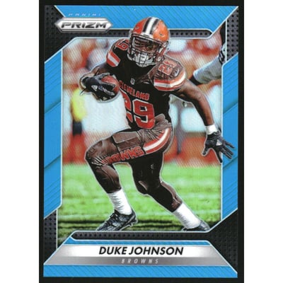 2016 Panini Prizm Prizms Light Blue #148 Duke Johnson