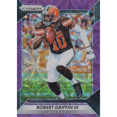2016 Panini Prizm Prizms Purple Scope #128 Robert Griffin III