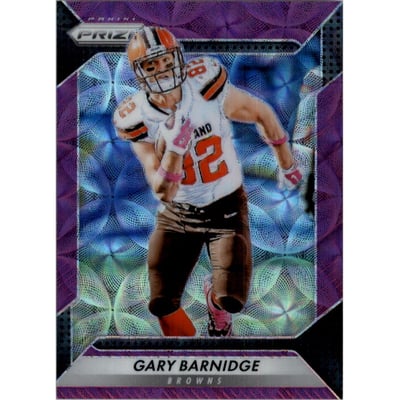 2016 Panini Prizm Prizms Purple Scope #168 Gary Barnidge