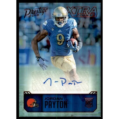 2016 Prestige Rookie Autographs Xtra Points Red #50 Jordan Payton