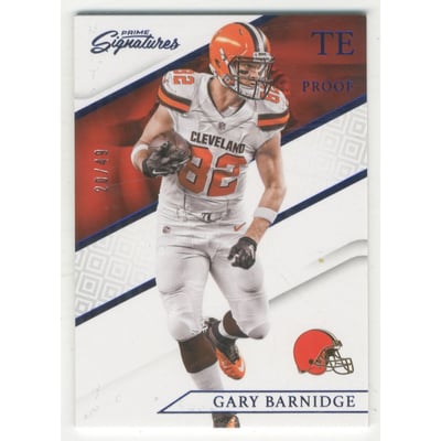 2016 Prime Signatures Prime Proof Blue #65 Gary Barnidge