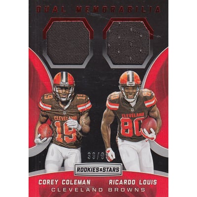 2016 Rookies and Stars Dual Jerseys #27 Corey Coleman/Ricardo Louis