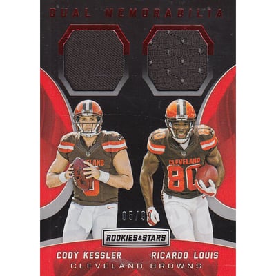 2016 Rookies and Stars Dual Jerseys #9 Ricardo Louis/Cody Kessler