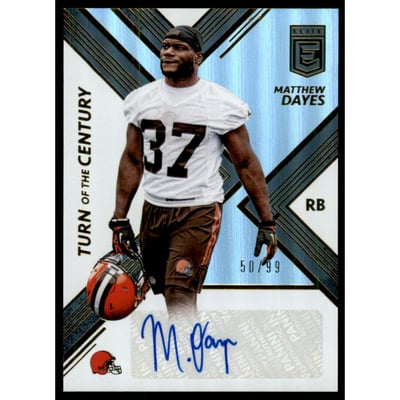 2017 Elite Turn of the Century Autographs #16 Matthew Dayes/99