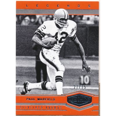2017 Panini Plates and Patches #158 Paul Warfield RET