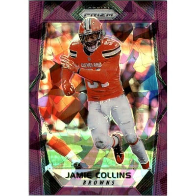 2017 Panini Prizm Prizms Purple Crystals #124 Jamie Collins