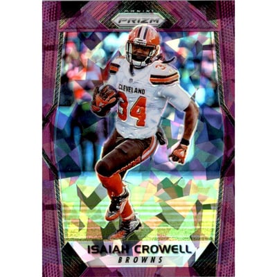 2017 Panini Prizm Prizms Purple Crystals #99 Isaiah Crowell