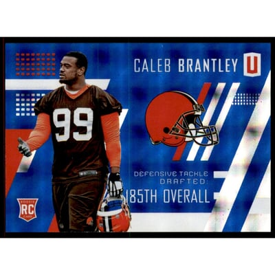 2017 Panini Unparalleled Blue #247 Caleb Brantley