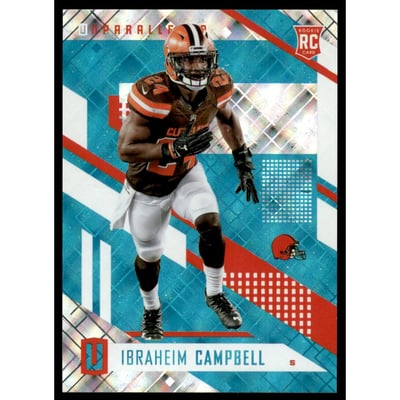 2017 Panini Unparalleled Teal #47 Ibraheim Campbell