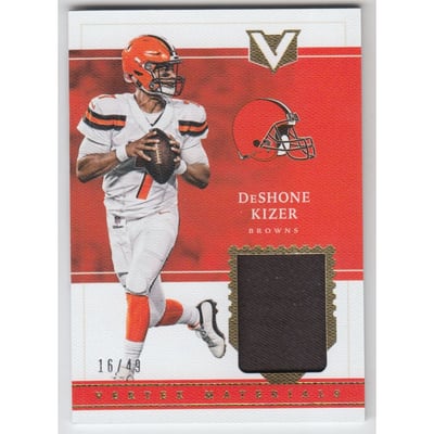 2017 Panini Vertex Vertex Materials #15 DeShone Kizer/49