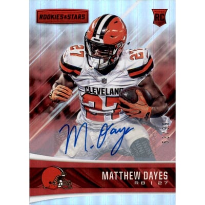 2017 Rookies and Stars Rookies Longevity Signatures #254 Matthew Dayes/99