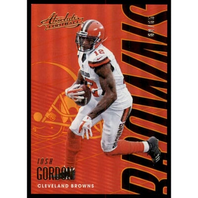 2018 Absolute Spectrum Orange #23 Josh Gordon