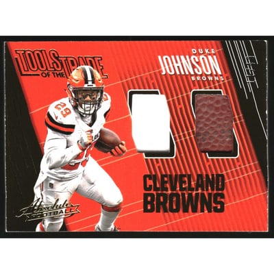 2018 Absolute Tools of the Trade Dual Materials Prime #48 Duke Johnson/49