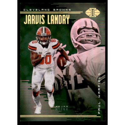 2018 Panini Illusions Green #62 Jarvis Landry/Paul Warfield