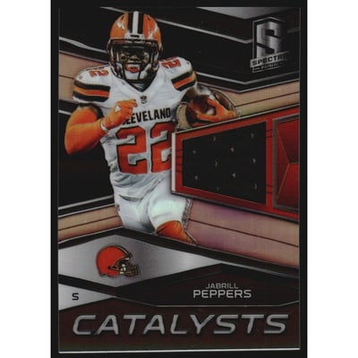 2018 Panini Spectra Catalysts Jerseys #15 Jabrill Peppers/199
