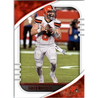 2020 Absolute Red #28 Baker Mayfield