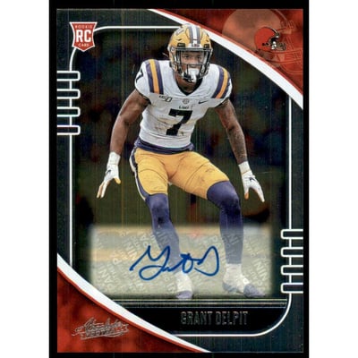 2020 Absolute Signature Rookies #137 Grant Delpit