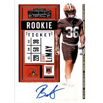 2020 Panini Contenders #296 Benny LeMay AU RC