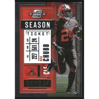 2020 Panini Contenders Optic #15 Nick Chubb