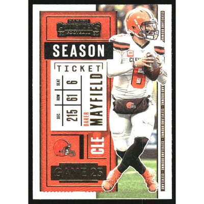 2020 Panini Contenders Stardust #77 Baker Mayfield