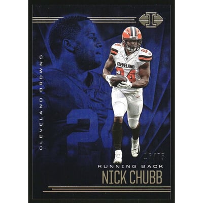 2020 Panini Illusions Blue #56 Nick Chubb