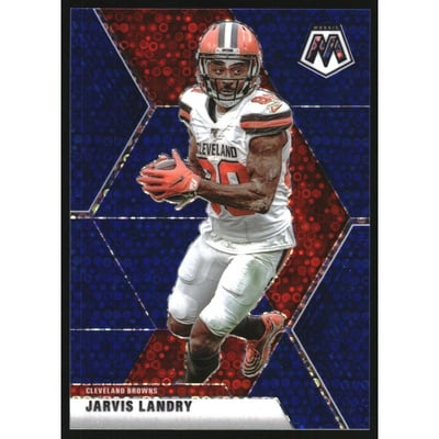 2020 Panini Mosaic Mosaic No Huddle Blue #56 Jarvis Landry