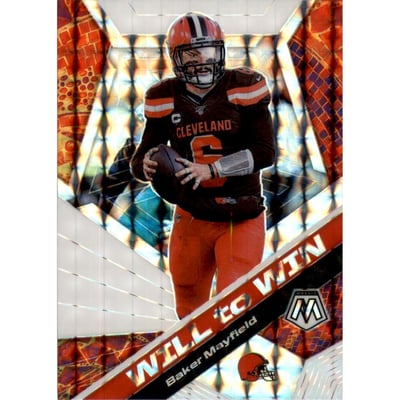 2020 Panini Mosaic Will to Win Mosaic #19 Baker Mayfield