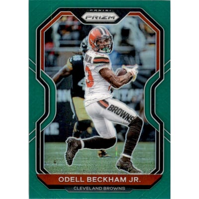 2020 Panini Prizm Prizms Green #57 Odell Beckham Jr.