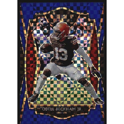 2020 Select Prizm Blue #124 Odell Beckham Jr.