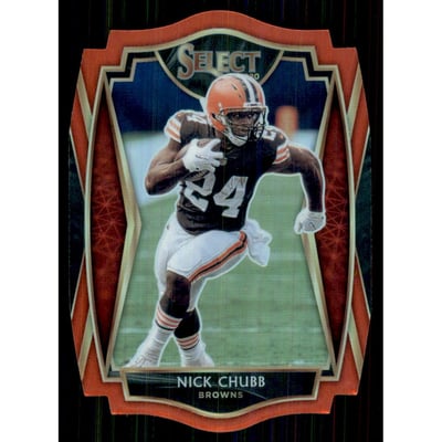 2020 Select Prizm Red Die Cut #125 Nick Chubb