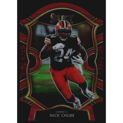 2020 Select Prizm Red Die Cut #26 Nick Chubb
