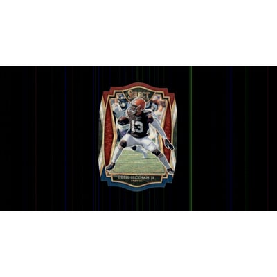 2020 Select Prizm Tri Color Die Cut #124 Odell Beckham Jr.