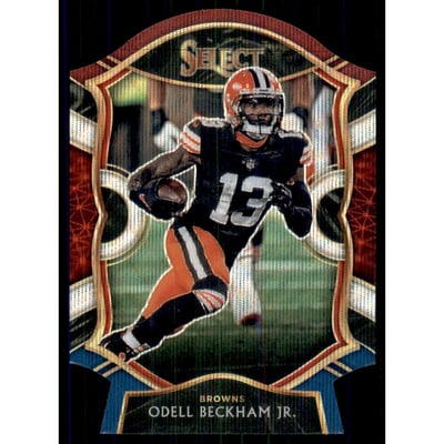 2020 Select Prizm Tri Color Die Cut #25 Odell Beckham Jr.