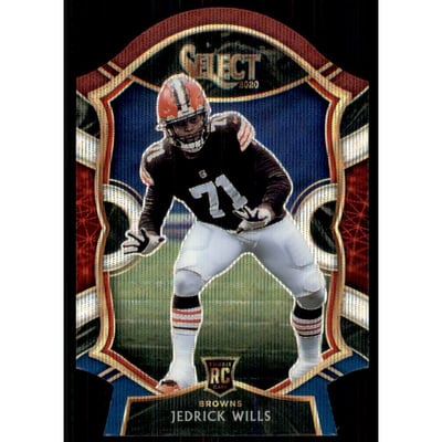 2020 Select Prizm Tri Color Die Cut #90 Jedrick Wills