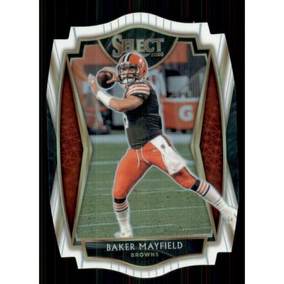 2020 Select Prizm White Die Cut #123 Baker Mayfield