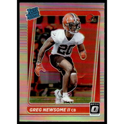 2021 Donruss Optic Rated Rookie Preview Holo #341 Greg Newsome II