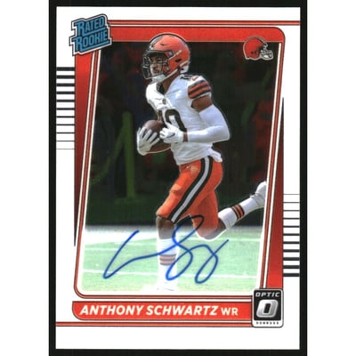 2021 Donruss Optic Rated Rookies RPS Autographs #231 Anthony Schwartz/150