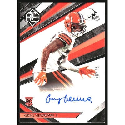 2021 Limited Silver Spotlight #188 Greg Newsome II AU/75