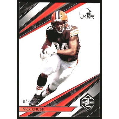 2021 Limited Silver Spotlight #69 Nick Chubb