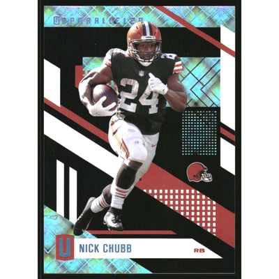 2021 Panini Chronicles Unparalleled Cosmic #27 Nick Chubb