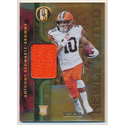 2021 Panini Gold Standard Newly Minted Memorabilia #32 Anthony Schwartz