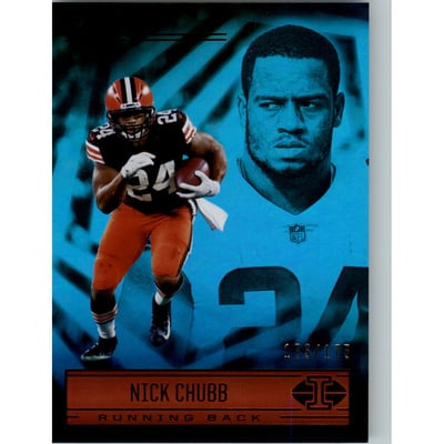 2021 Panini Illusions Teal #43 Nick Chubb