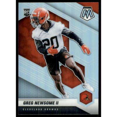 2021 Panini Mosaic Silver #346 Greg Newsome II
