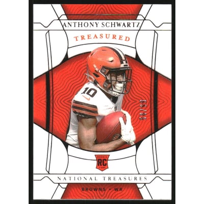 2021 Panini National Treasures Treasured Rookies #31 Anthony Schwartz