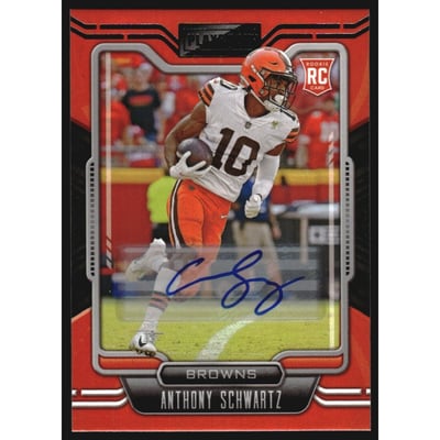 2021 Panini Playbook Rookies Signatures #128 Anthony Schwartz